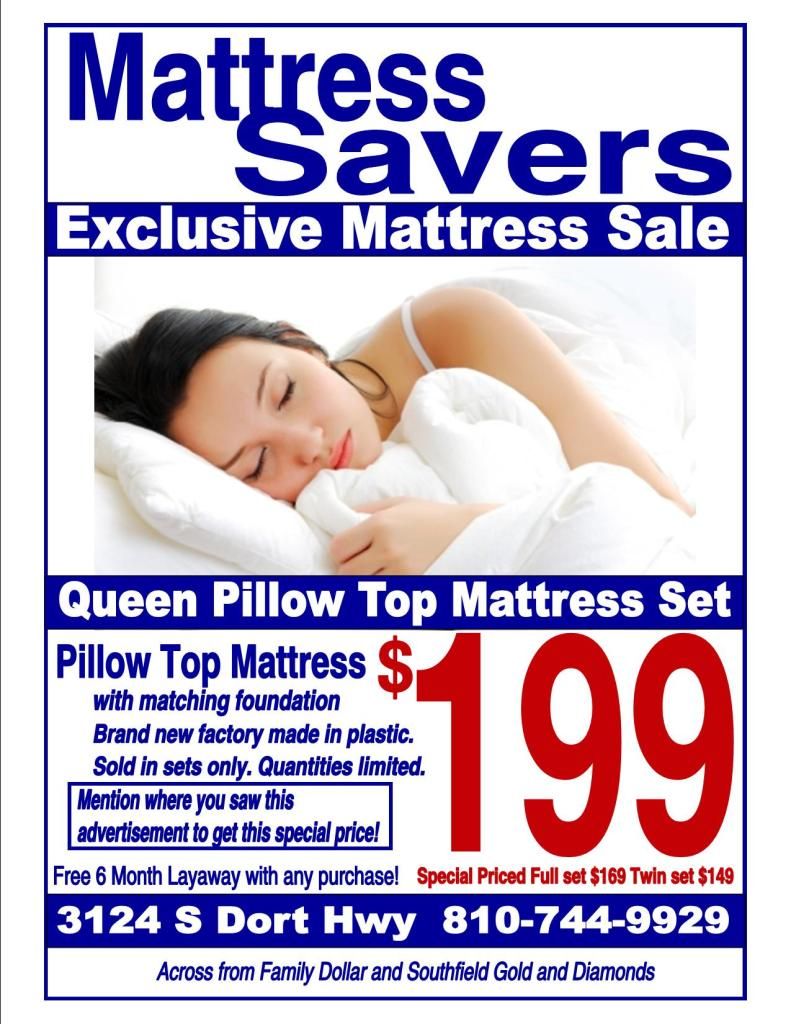 mattress pillow top