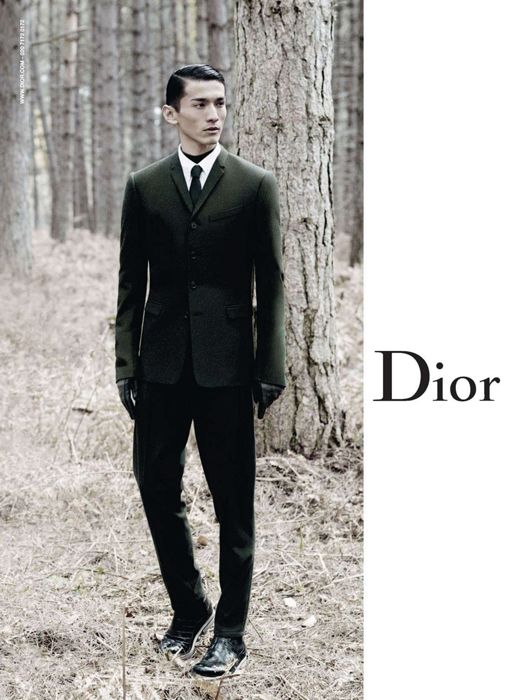 Campagne Dior Homme hiver 2012 : Daisuke Ueda par Karl Lagerfeld