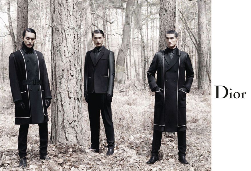 Campagne Dior Homme hiver 2012 : Daisuke Ueda par Karl Lagerfeld