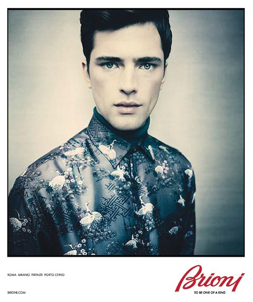 Sean O'pry for Brioni fall winter 2014 campaign by Paolo Roversi