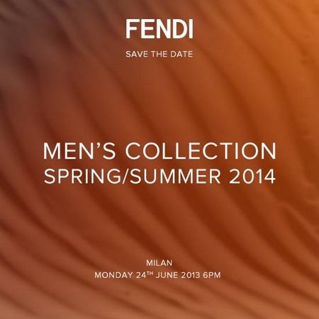 Fendi Mensweear spring summer 2014 show