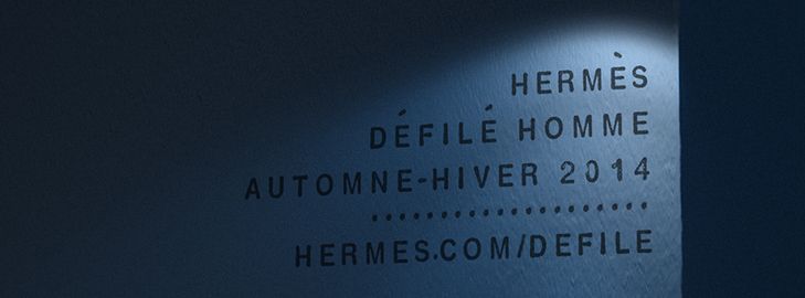 Hermès menswear fall winter 2014/15 livestream