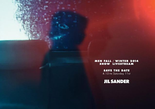Jil Sander Menswear fall winter 2014/15 livestream