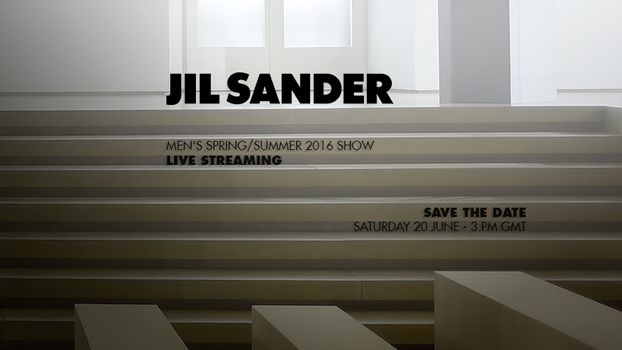 Jil Sander Menswear spring summer 20016 fashion show livestream