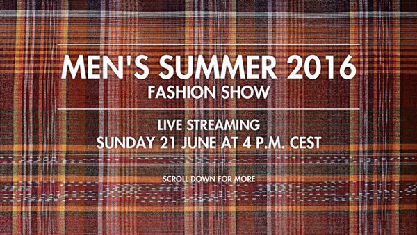 Missoni Menswear Spring Summer 2016 Show livestream