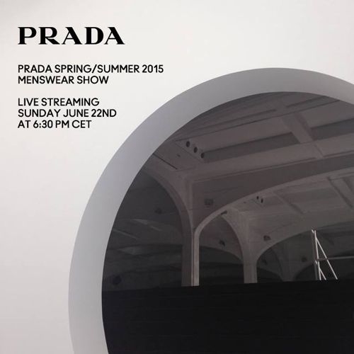 Prada Menswear spring summer 2015 show livestream
