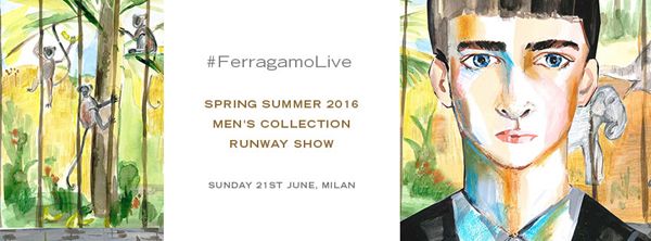 Salvatore Ferragamo Menswear spring sumemr 2016 livestream