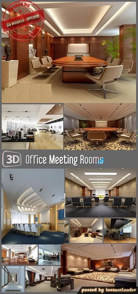 3D models Office and Meeting room - 3D Models 3D models Office and Meeting room - 3D Models
