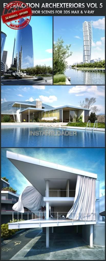 Exterior Scenes for 3D Max & VRay - 3D Models Exterior Scenes for 3D Max & VRay - 3D Models