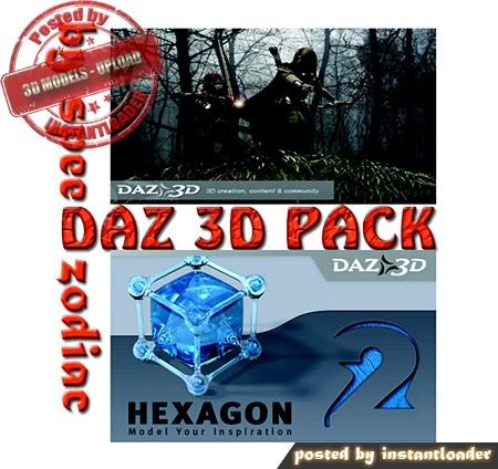 DAZ 3D Pack - 3D Models DAZ 3D Pack - 3D Models
