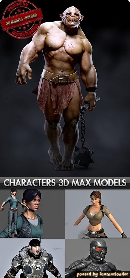 People Heroes & Character Models for 3D Max - 3D Models People Heroes & Character Models for 3D Max - 3D Models