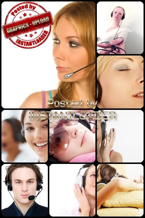 Headphones 1 - Stock Images