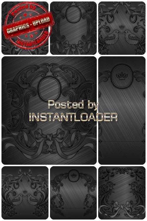 Metallic Patterns - Vector Metallic Patterns - Vector