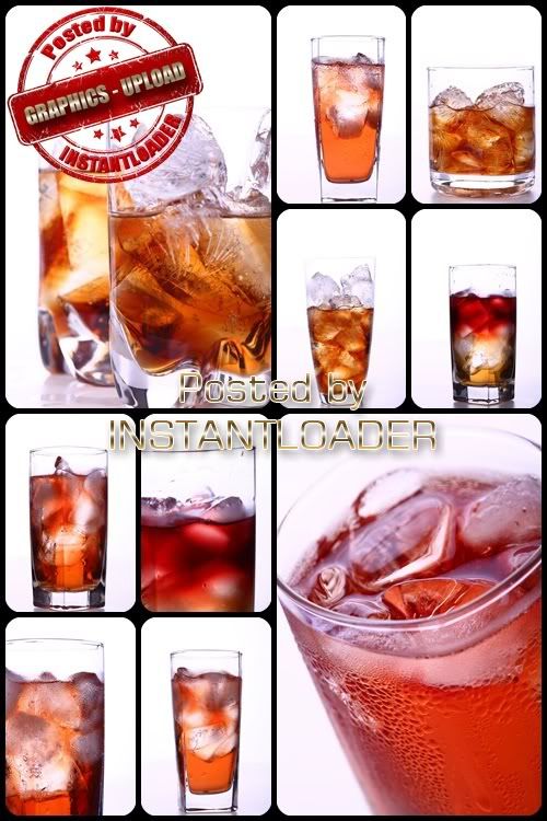 Cold Glasses Of Drinks - Stock Images