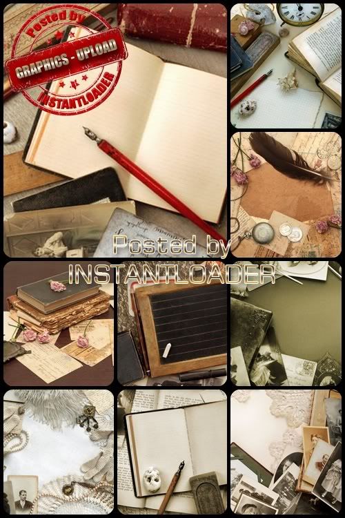 Old Table & Objects - Stock Images