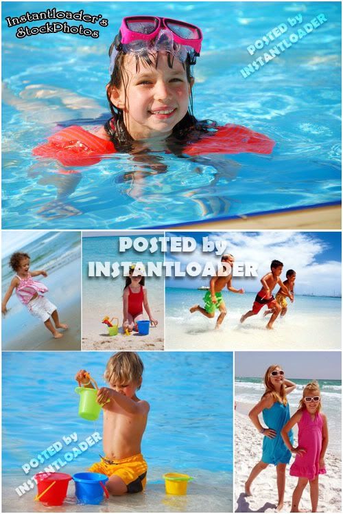 Children at the Beach - StockPhotos Children at the Beach - StockPhotos