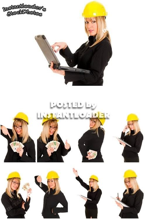 Girl Builder - StockPhotos