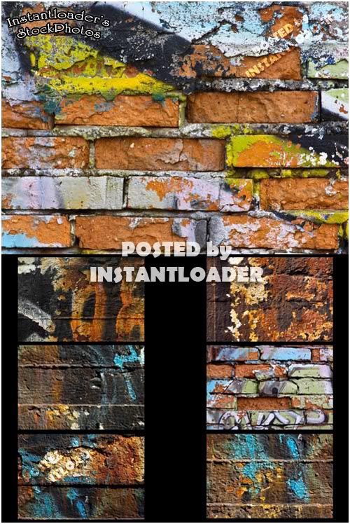 Grunge Painted Walls - StockPhotos