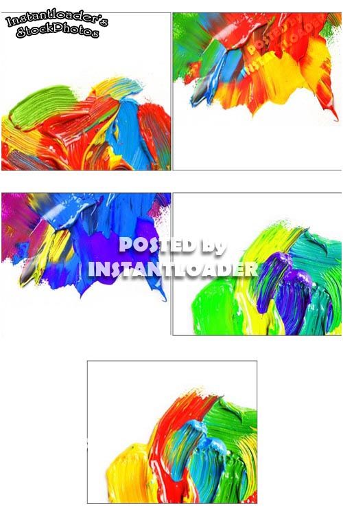 Colorful Paint Stroke - StockPhotos