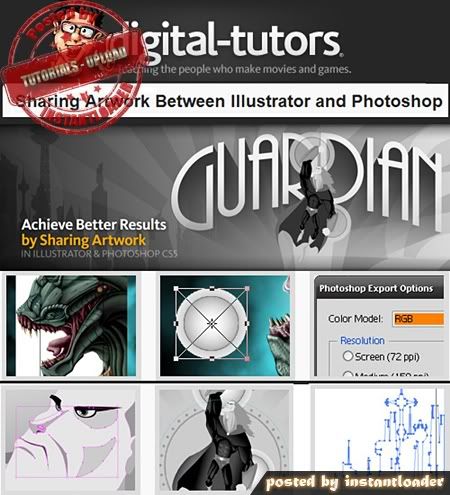 Sharing Artwork Between Illustrator and Photoshop - Digital Tutors - Tutorials