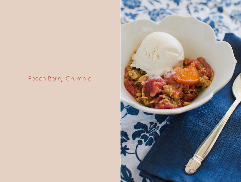 Peach Berry Crumble Recipe