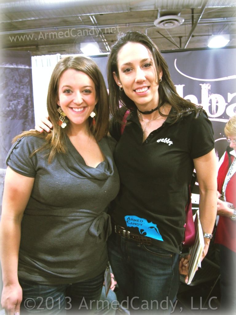 Lisa Looper of Flashbang, womens concealed carry holster and Gabby of ArmedCandy