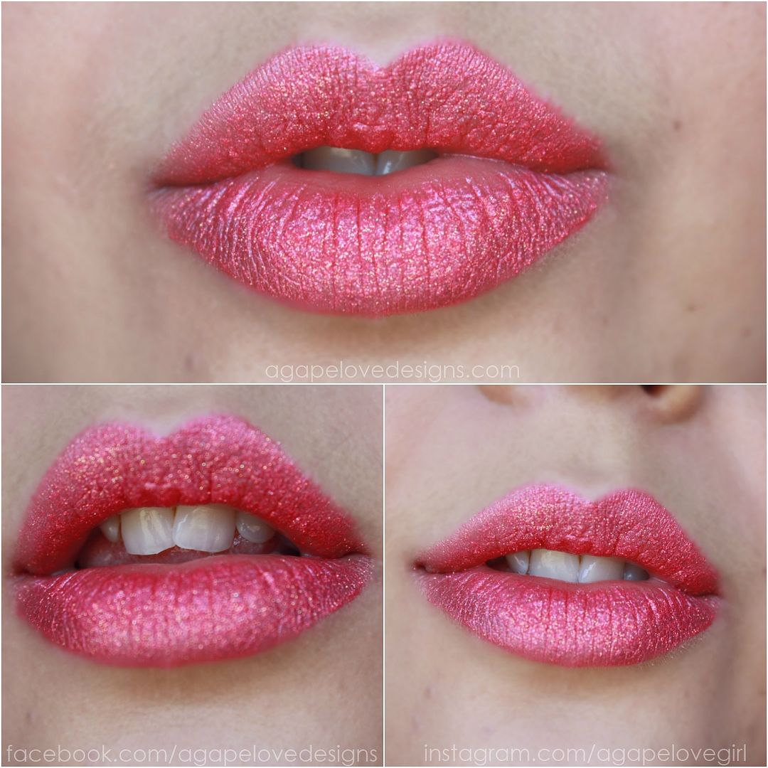 Pink Glitter Lips 1