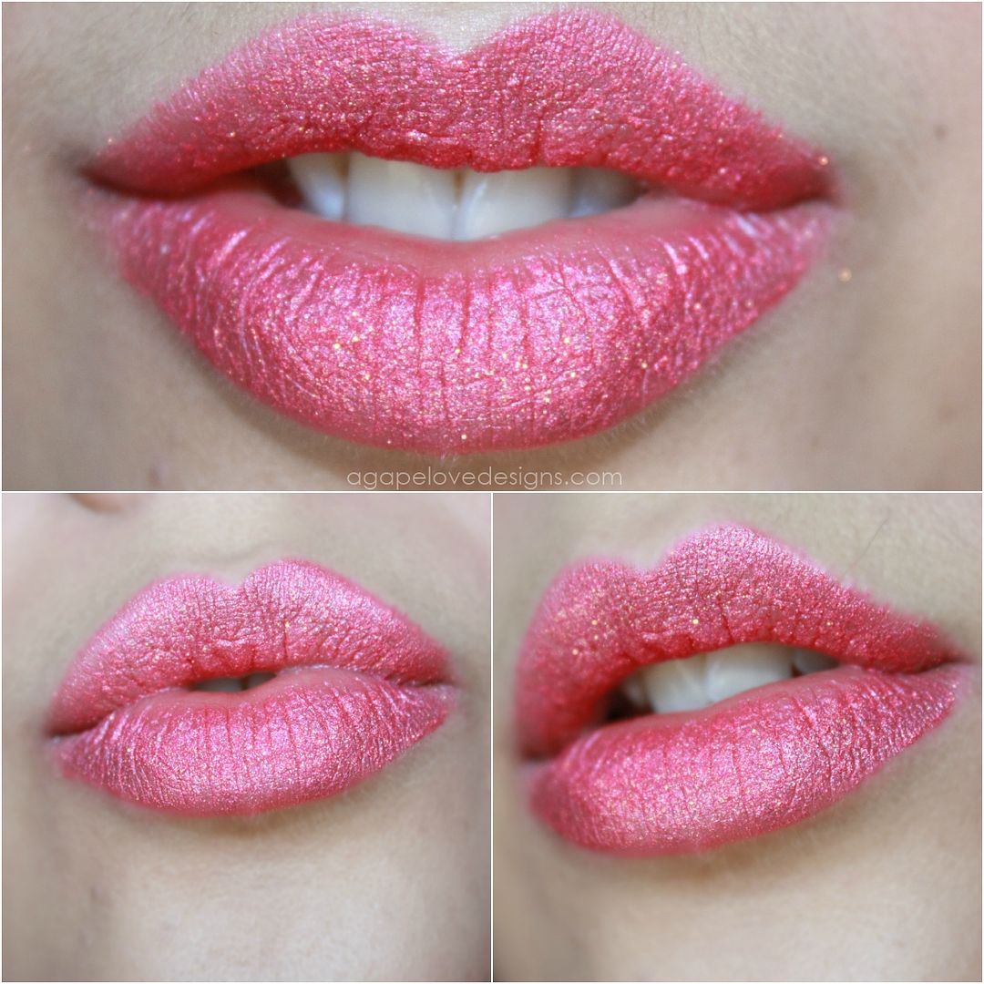 Pink Glitter Lips 2