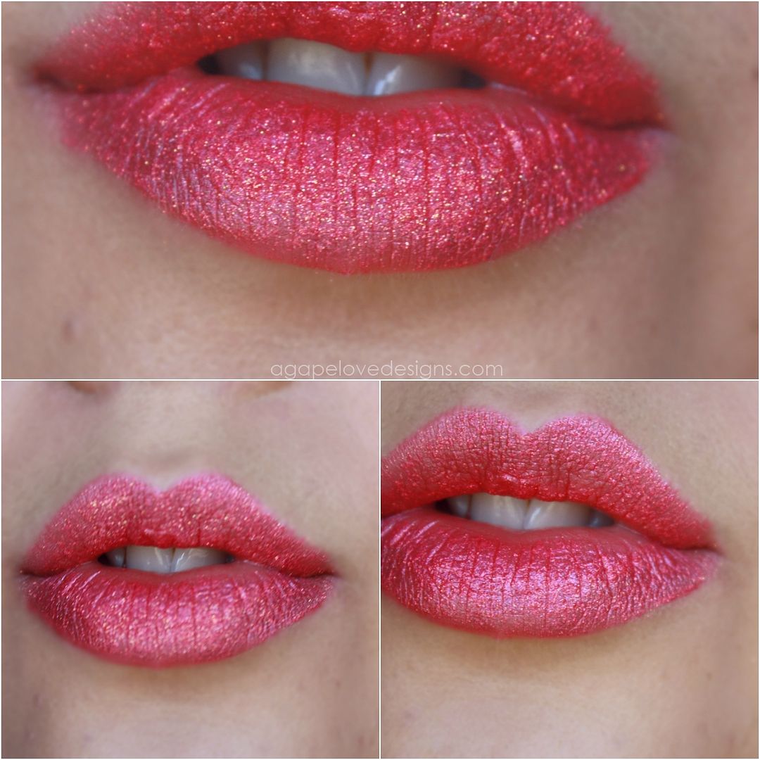 Pink Glitter Lips 3