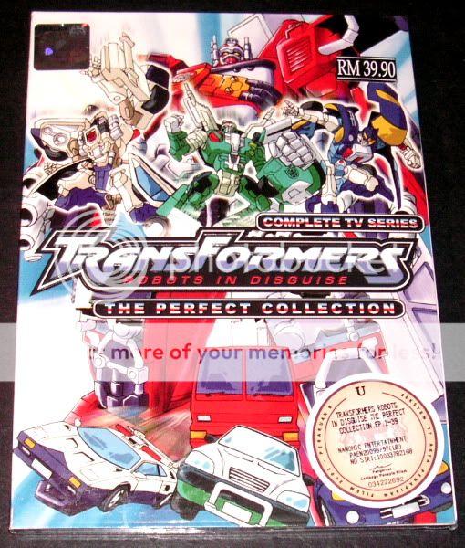 DVD Transformers Robots in Disguise TV Series Vol. 1 – 39 End 