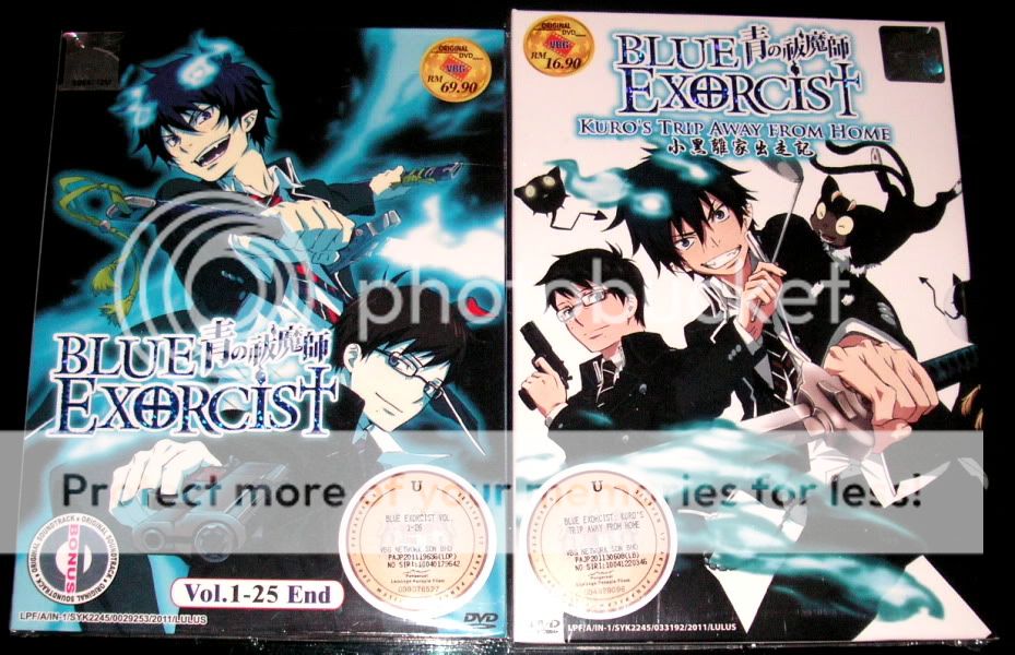 DVD Ao no Blue Exorcist Vol. 1   25 End + CD + OVA