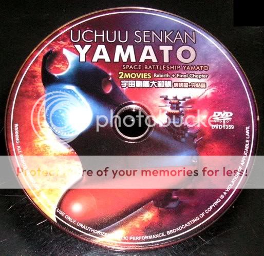 DVD Space Battleship Yamato Live Movie + Bonus Resurrection ( Rebirth 