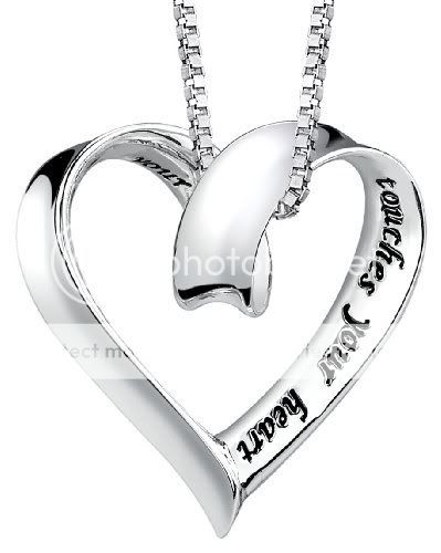 TRUE FRIEND Message Pendant Necklace Sterling Silver Gift for Best 