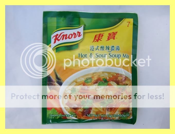 Knorr Chinese Hot Sour Soup Mix USA Seller