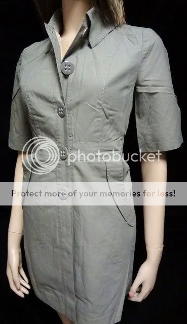 NWT TULLE ANTHROPOLOGIE 60s CASUAL GRAY BUTTON UP DRESS JACKET RETAIL 