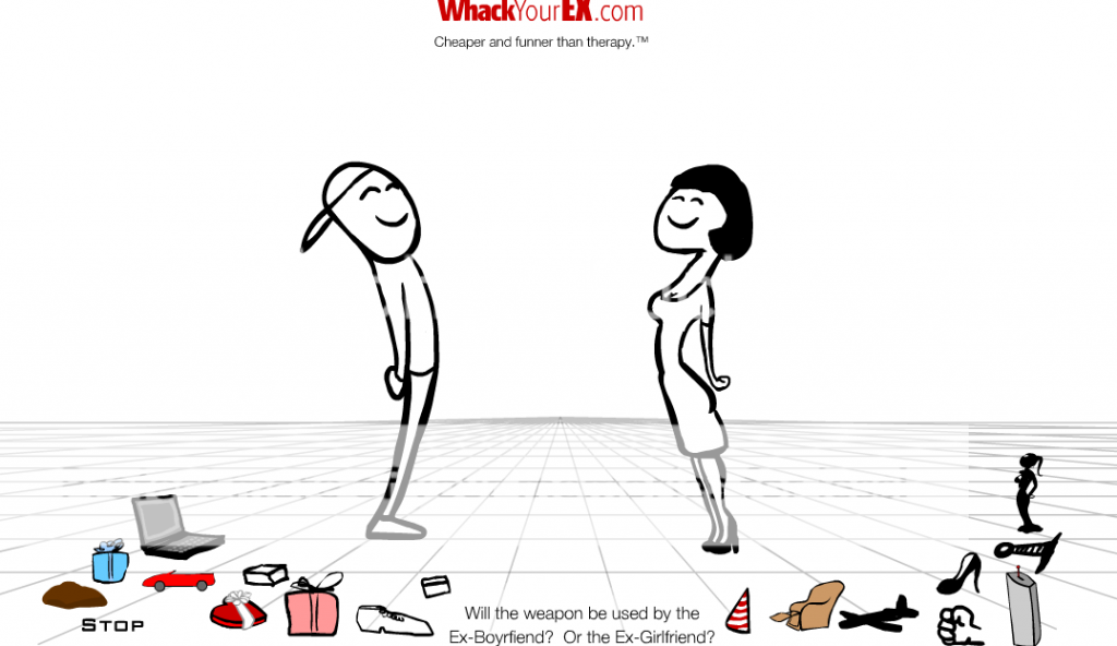 WhackYourEx1 - Tham gia vào những hành động vui nhộn và hài hước với game Trả Thù Người Yêu Cũ - Whack Your Ex