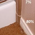 Picture of how a mold inspection can detect mold problems that are not obvious to the naked eye.