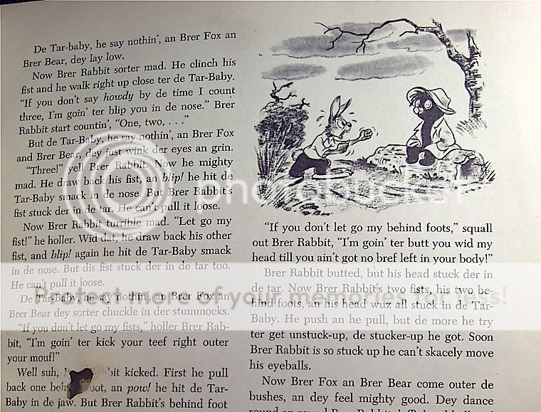 1947 UNCLE REMUS STORIES Walt Disney TAR BABY Black Americana NEGRO 