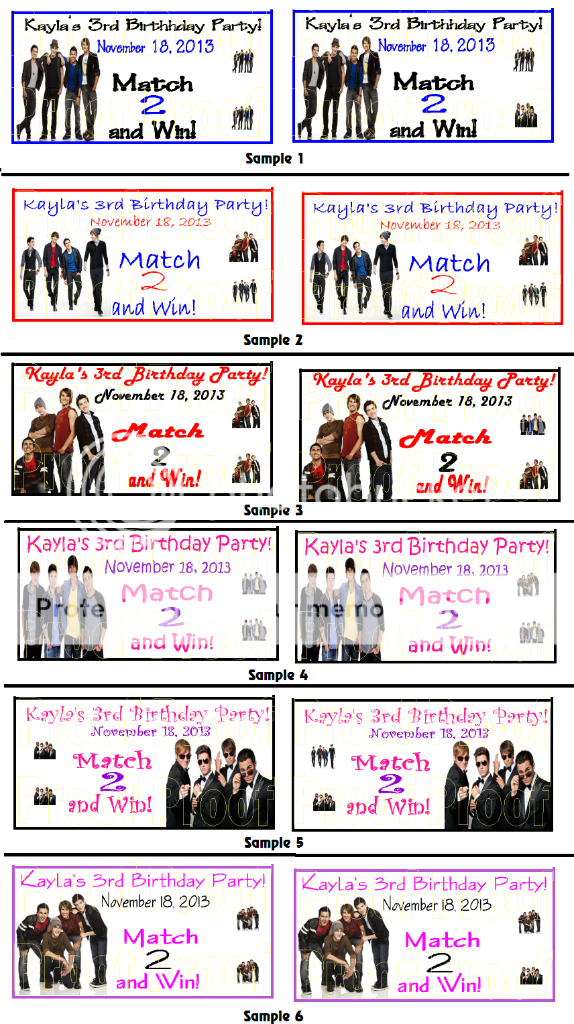 Big Time Rush Scratch Off Tickets  