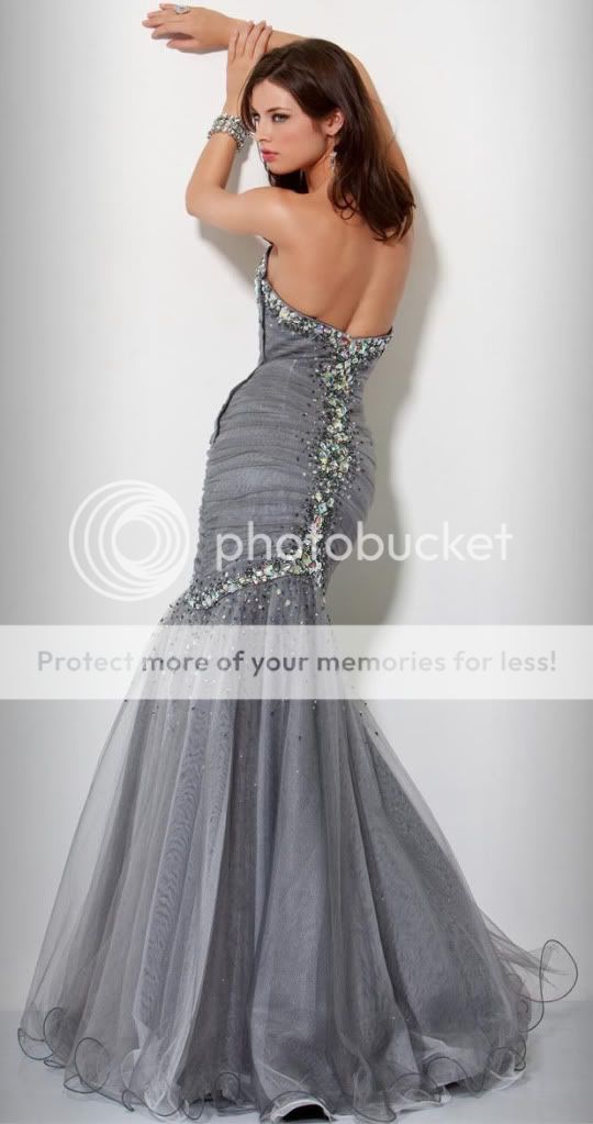 Sexy Mermaid Bridal Gown Deb Evening Dress Pageant Prom  
