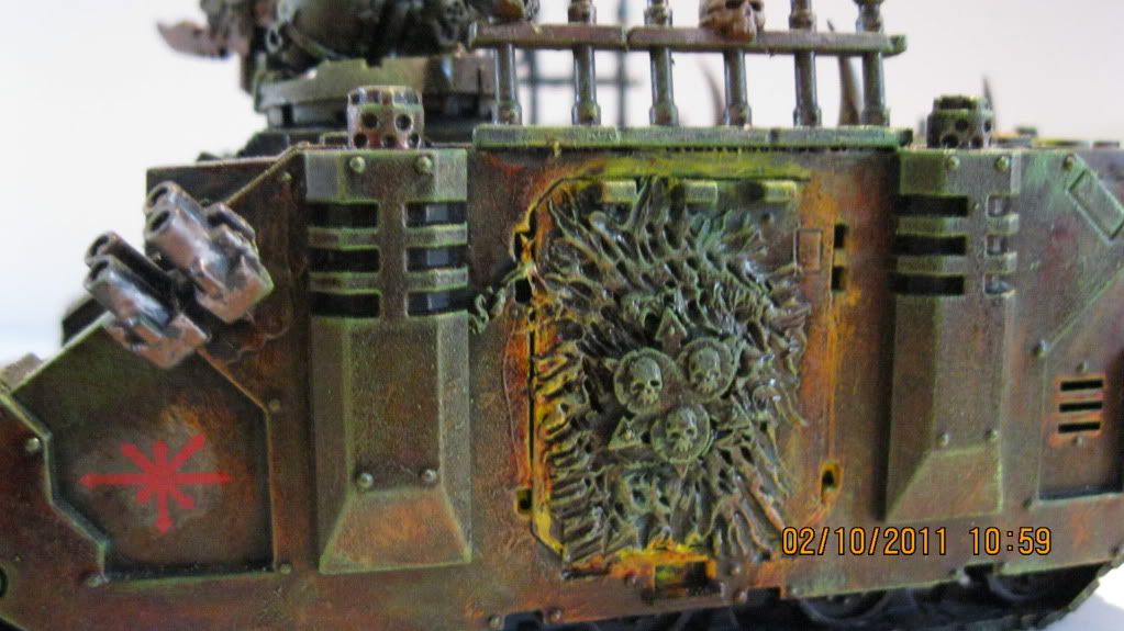 Metal Worx Inc >> chaos nurgle rhino conversion MiniWarGaming Metal Worx Inc >> chaos nurgle rhino conversion MiniWarGaming